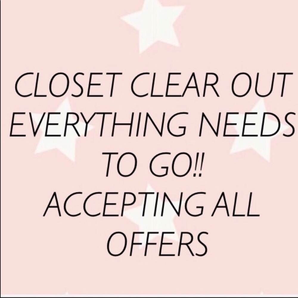 Make offers and bundle to save!!!!!